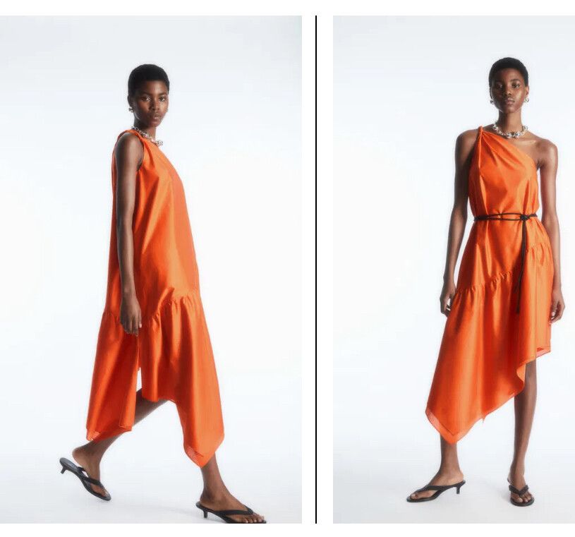 orange trapeze dress long Buy River Island Orange Strappy Trapeze Dress from Next USA