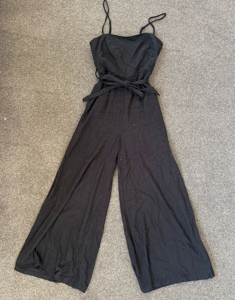 Dotti Black Wide Leg Jumpsuit
