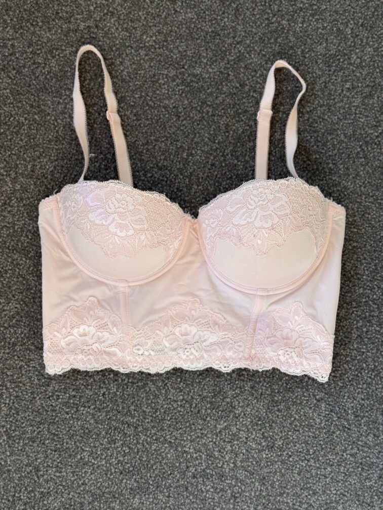 Cotton On Body Baby Pink Lace Bra/Bralette