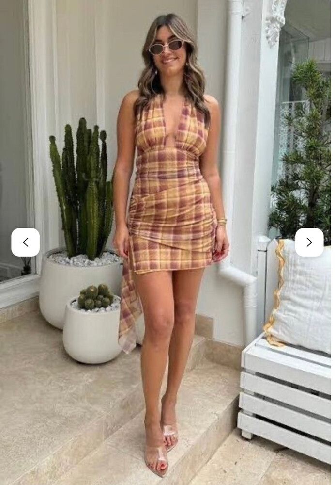 Benni Penelope Halter Neck Dress