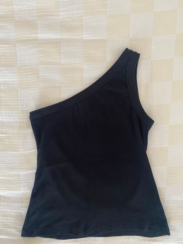 Black One Shoulder Top