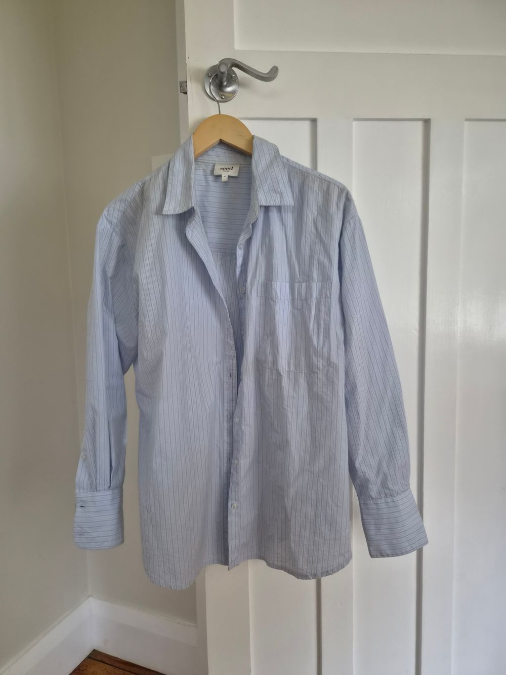 Seed Heritage Blue Pinstripe Shirt
