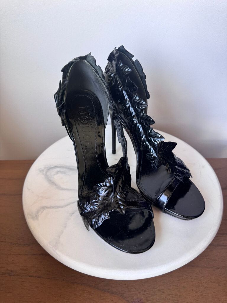 Alexander Mcqueen Black Heels