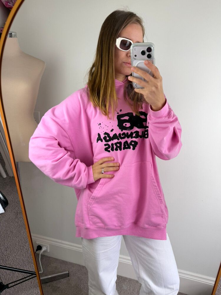Balenciaga Pink Hoodie