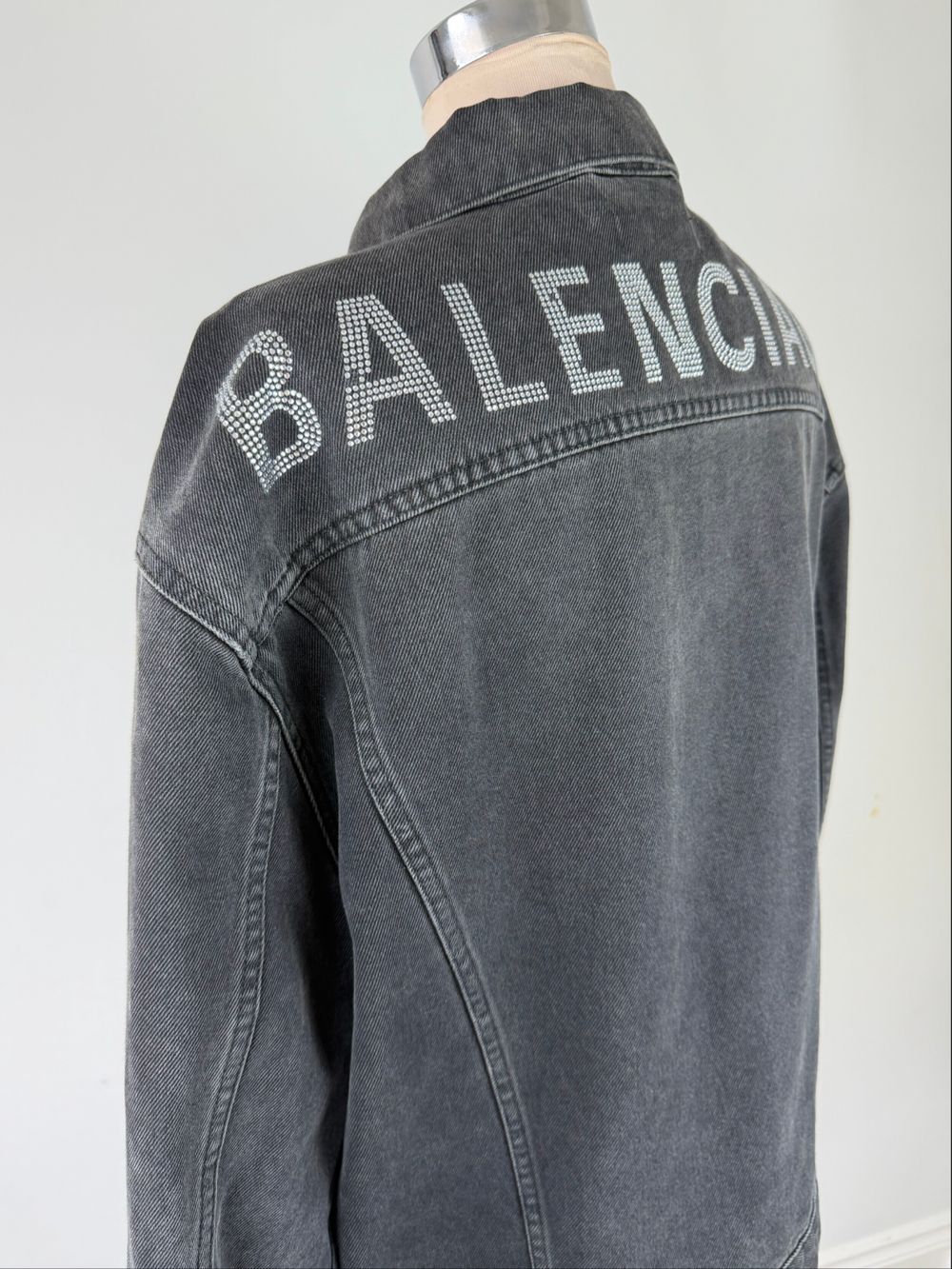 Balenciaga Grey Denim Jacket