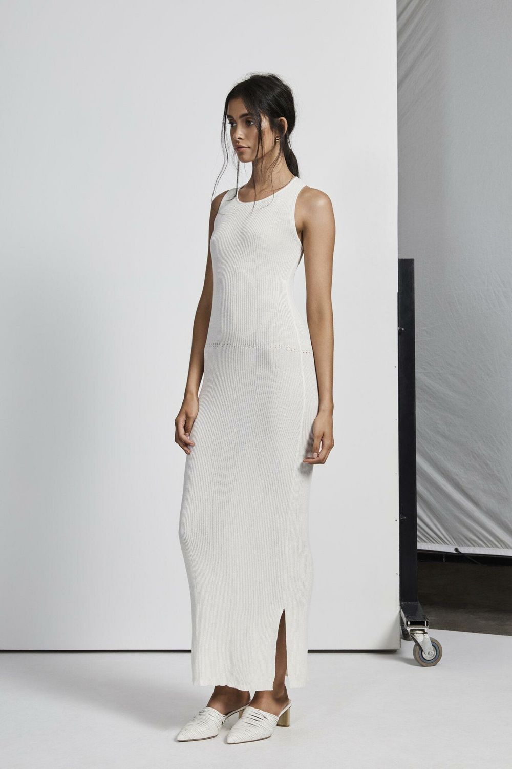 knee length dresses for ladies Marcelline Fringe Scoop Back Gown – SIR