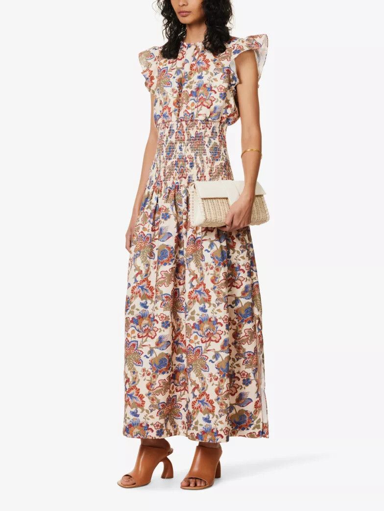 Sir The Label - BNWT SIR THE LABEL WILTSHIRE FLORAL BETTINA SHIRRED DRESS -  SIZE 2/10 AU on Designer Wardrobe