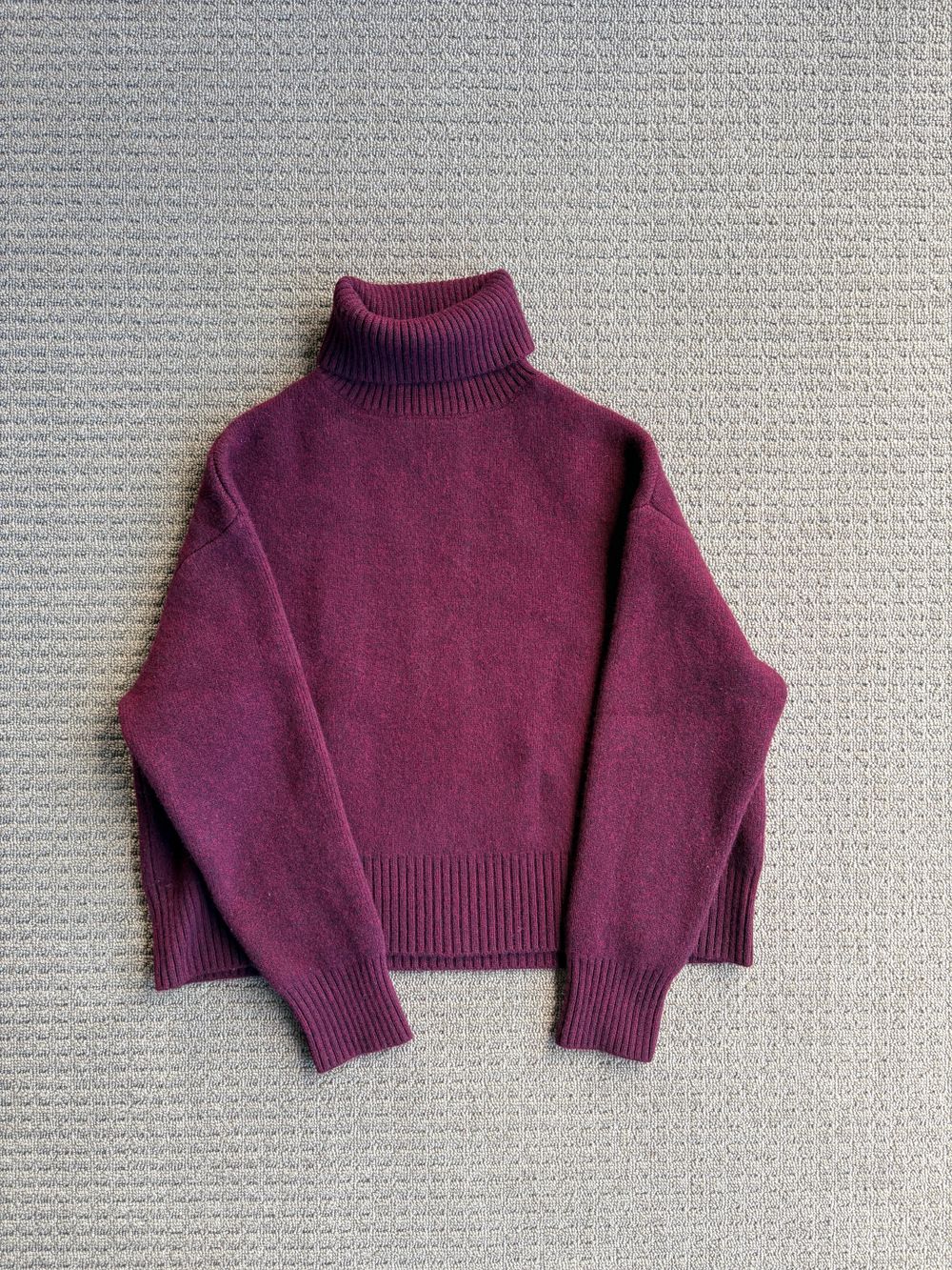 Laing Nico Merino Oversized Sweater - Mulberry. Size S/M