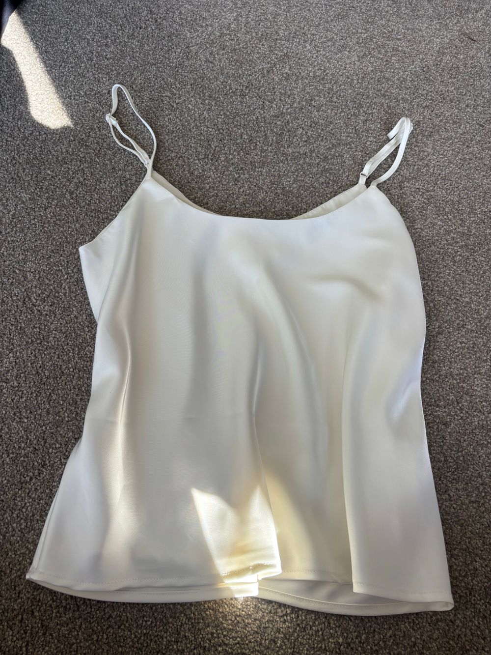 Glassons White Satin Top