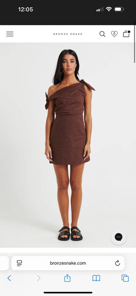 Bronze Snake Shop - Bronze Snake Brown Mini on Designer Wardrobe Bronze Snake Shop - Bronze Snake Brown Mini on Designer Wardrobe