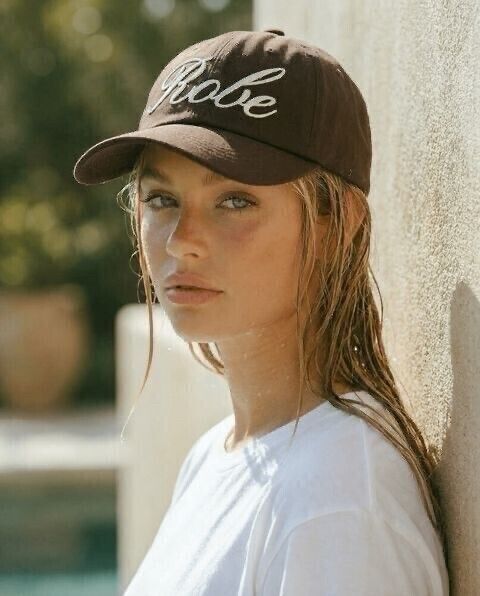 cotton chocolate brown dad cap