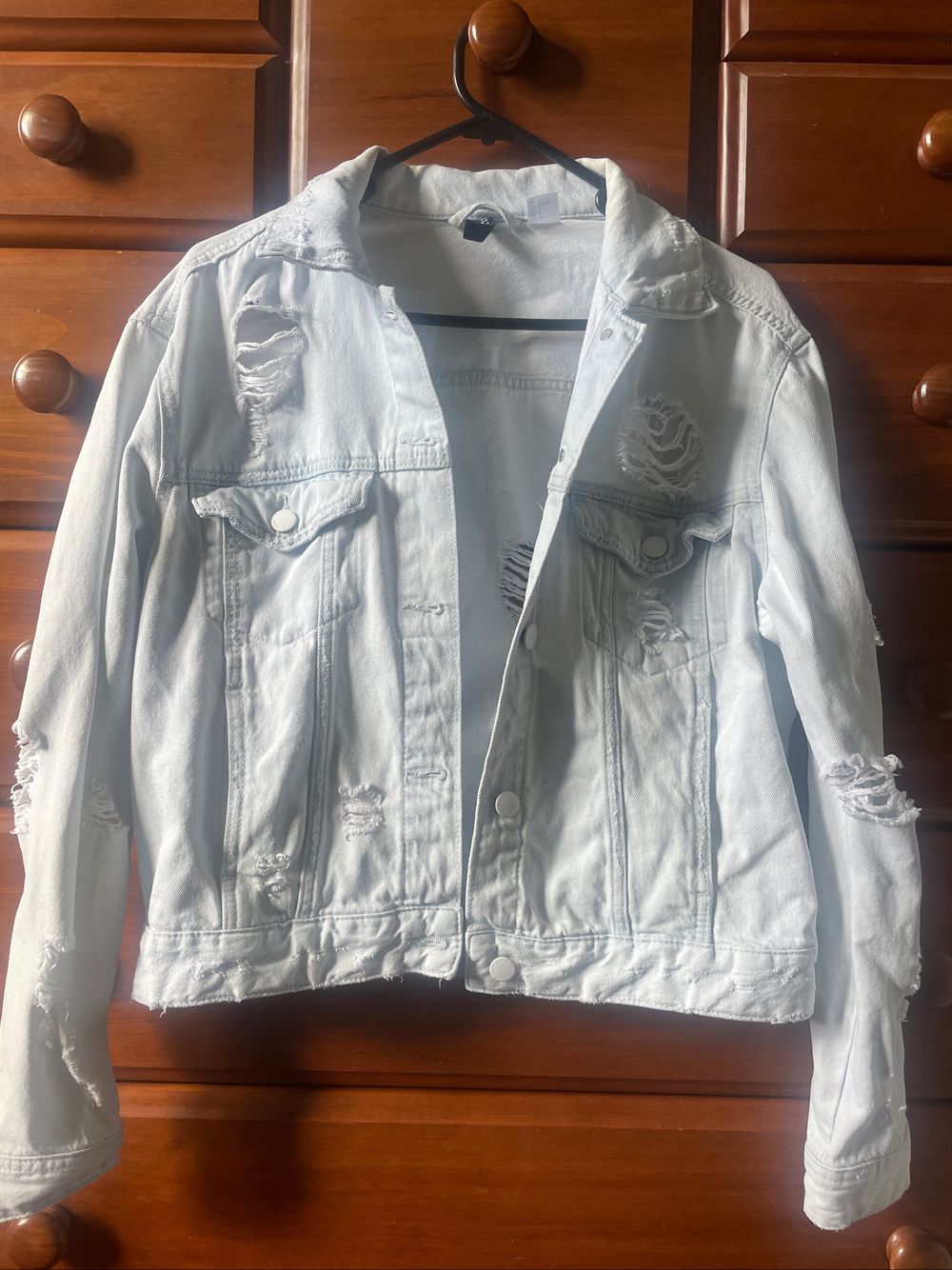 Ripped Denim Jacket - Divided