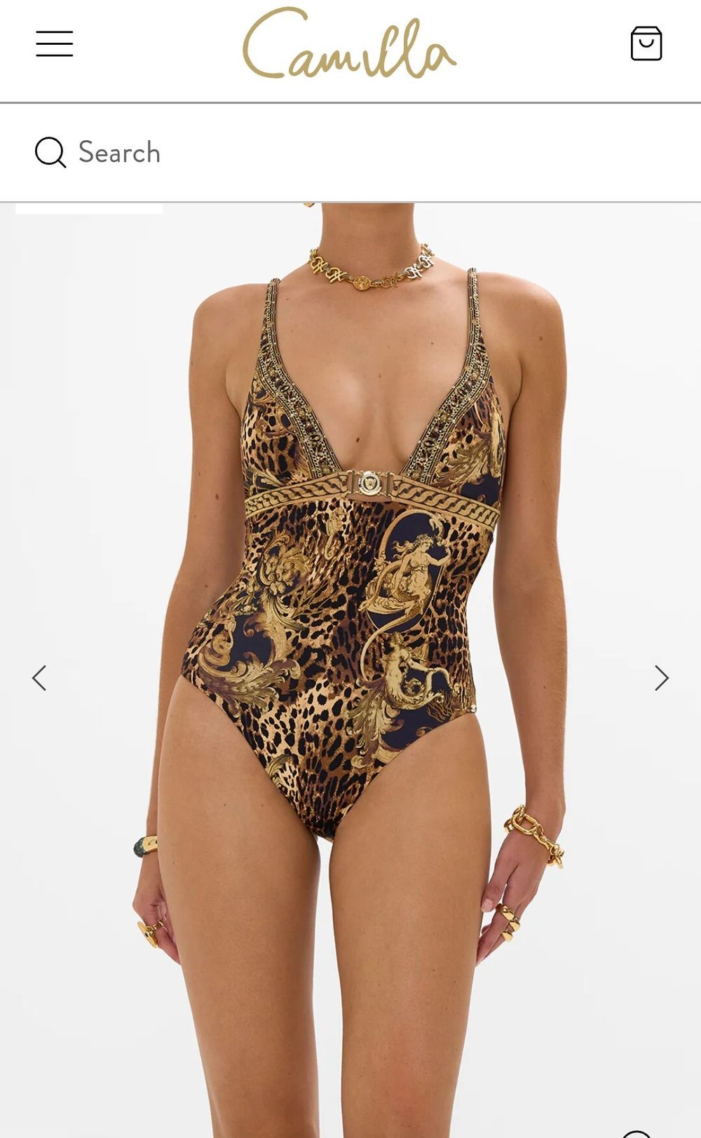 Camilla High tri one piece with front trim Era of Empires