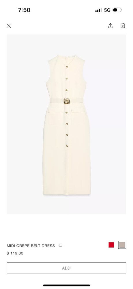 zara white linen dress with belt ZARA WOMAN NWT LINEN BLEND BELTED SHIRTDRESS ECRU | 7820/708 ALL SIZES