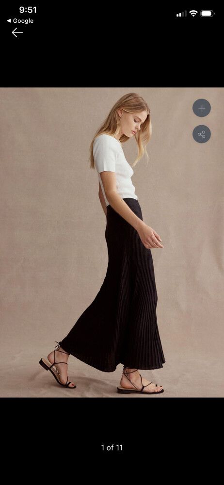 Marle Black Skirt