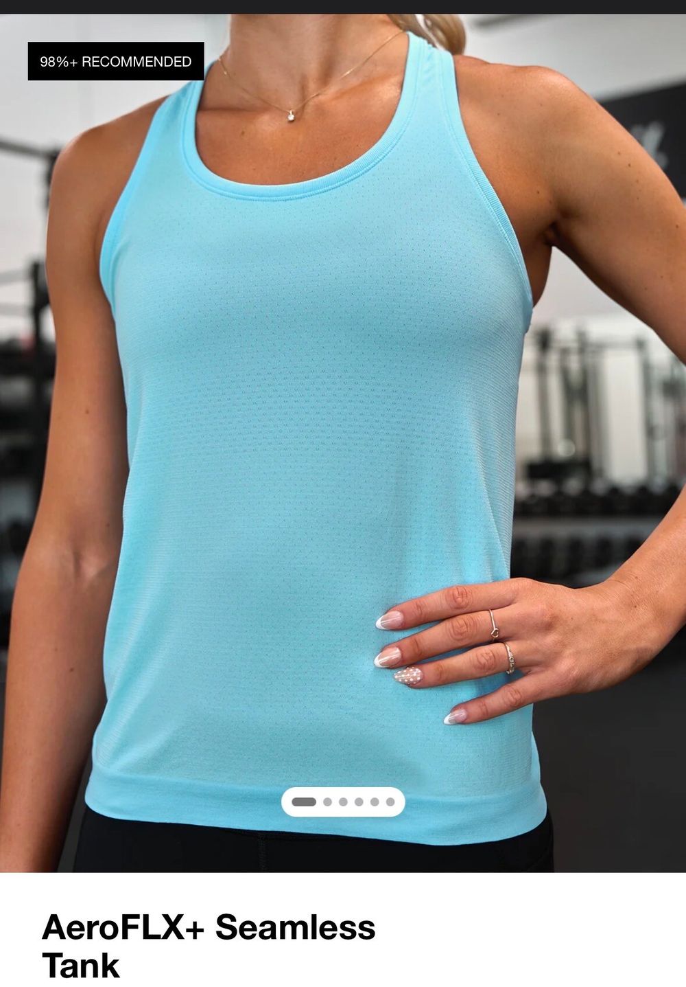 LSKD Blue AeroFLX+ Seamless Tank