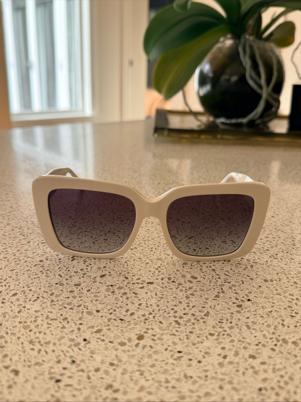 Jimmy Choo White Designer Sunglasses – As New