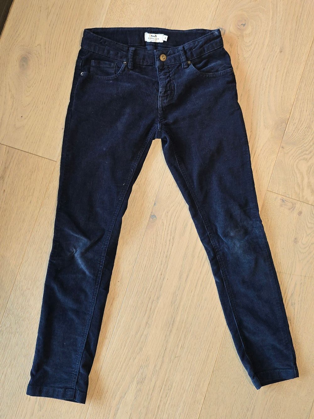 Cyrillus corduroy navy trousers 8