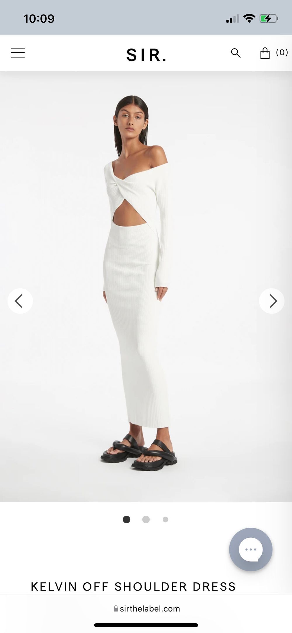sir the label kelvin off shoulder dress Sir The Label