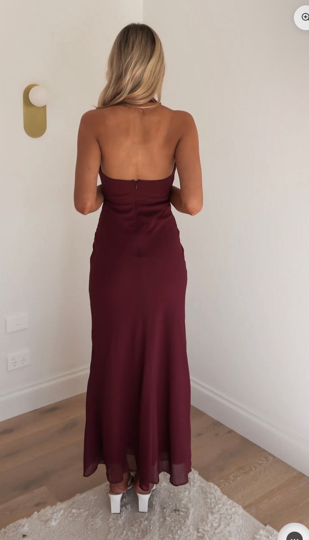 Jeanjail Reed Maxi Dress Wine