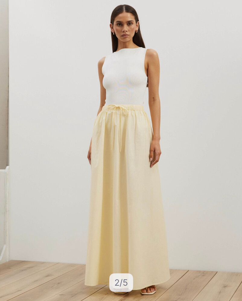 Atmos&Here Carrie Cotton Maxi Skirt