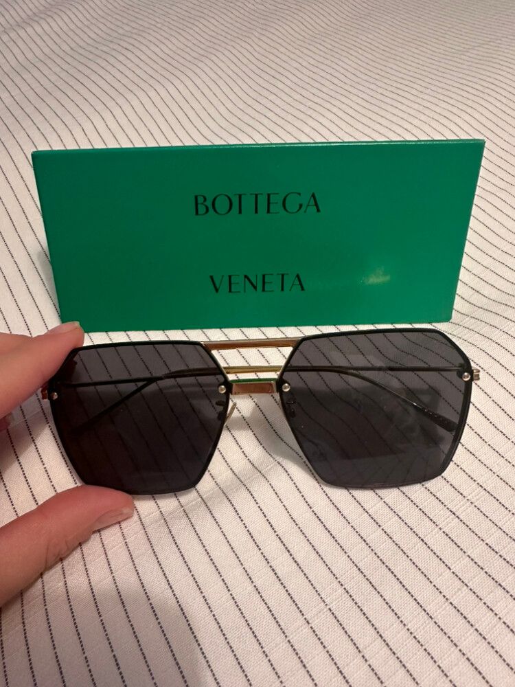 Bottega Veneta Black Sunglasses