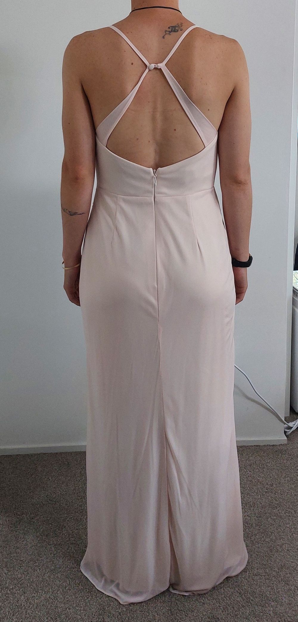 Azazie - Rose pink ball or bridesmaid dress on Designer Wardrobe