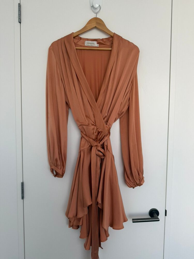 Zimmermann Silk Wrap Dress