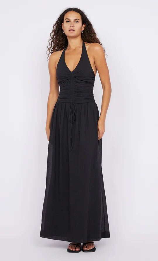 Bec and Bridge Leila Halter Dress (Black)
