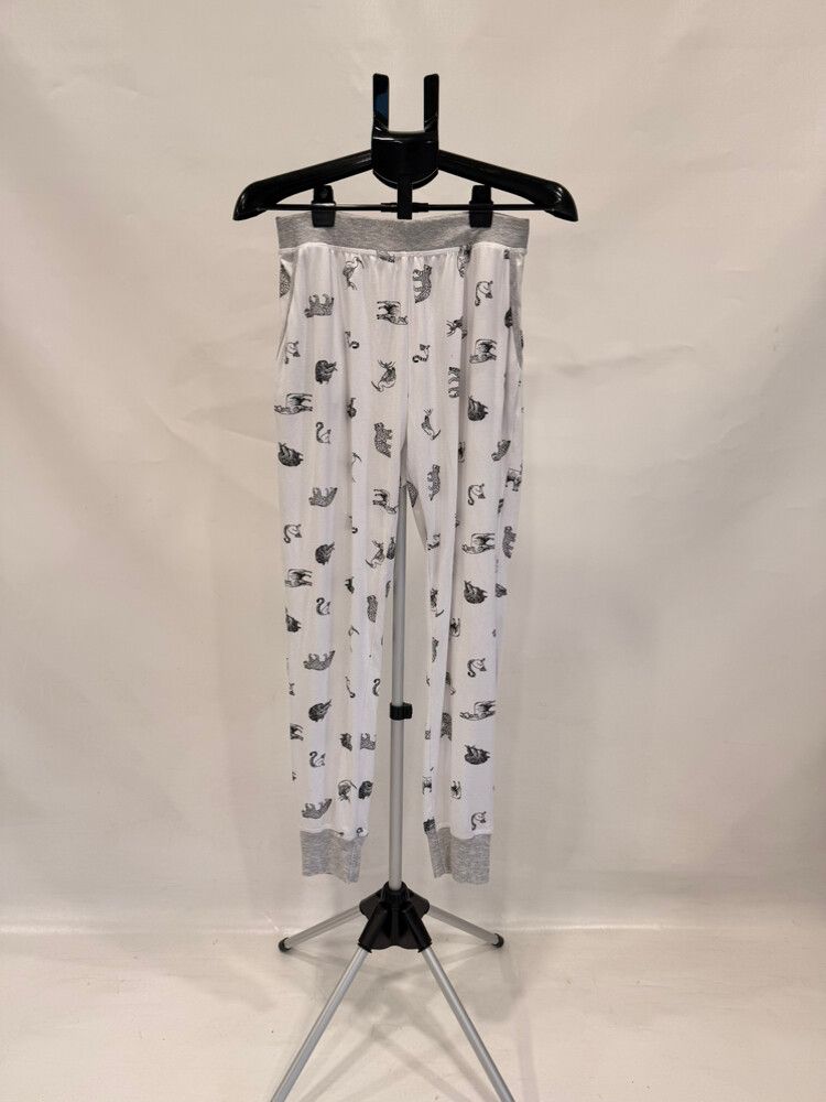 Zest White Printed Pants