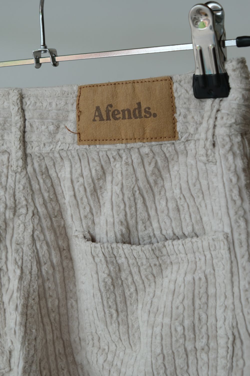 Afends Cream Corduroy Shorts Size 6