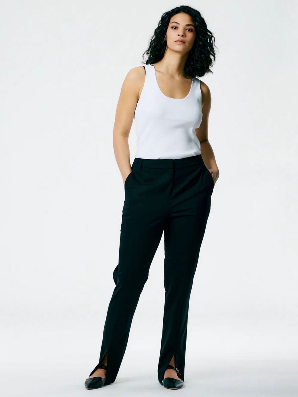 Tibi Cassius Suiting Slim Pant