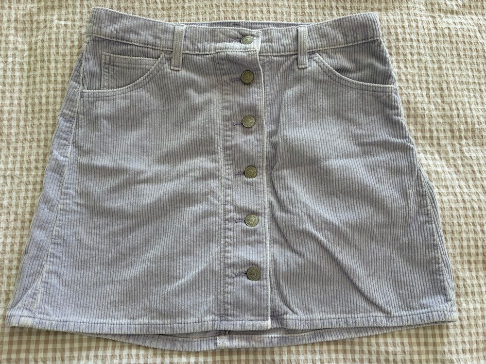 Levi's Purple Corduroy Skirt