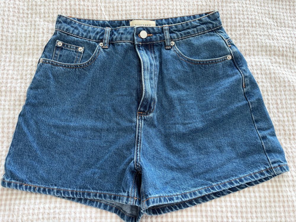 Nude Lucy Blue Denim Shorts