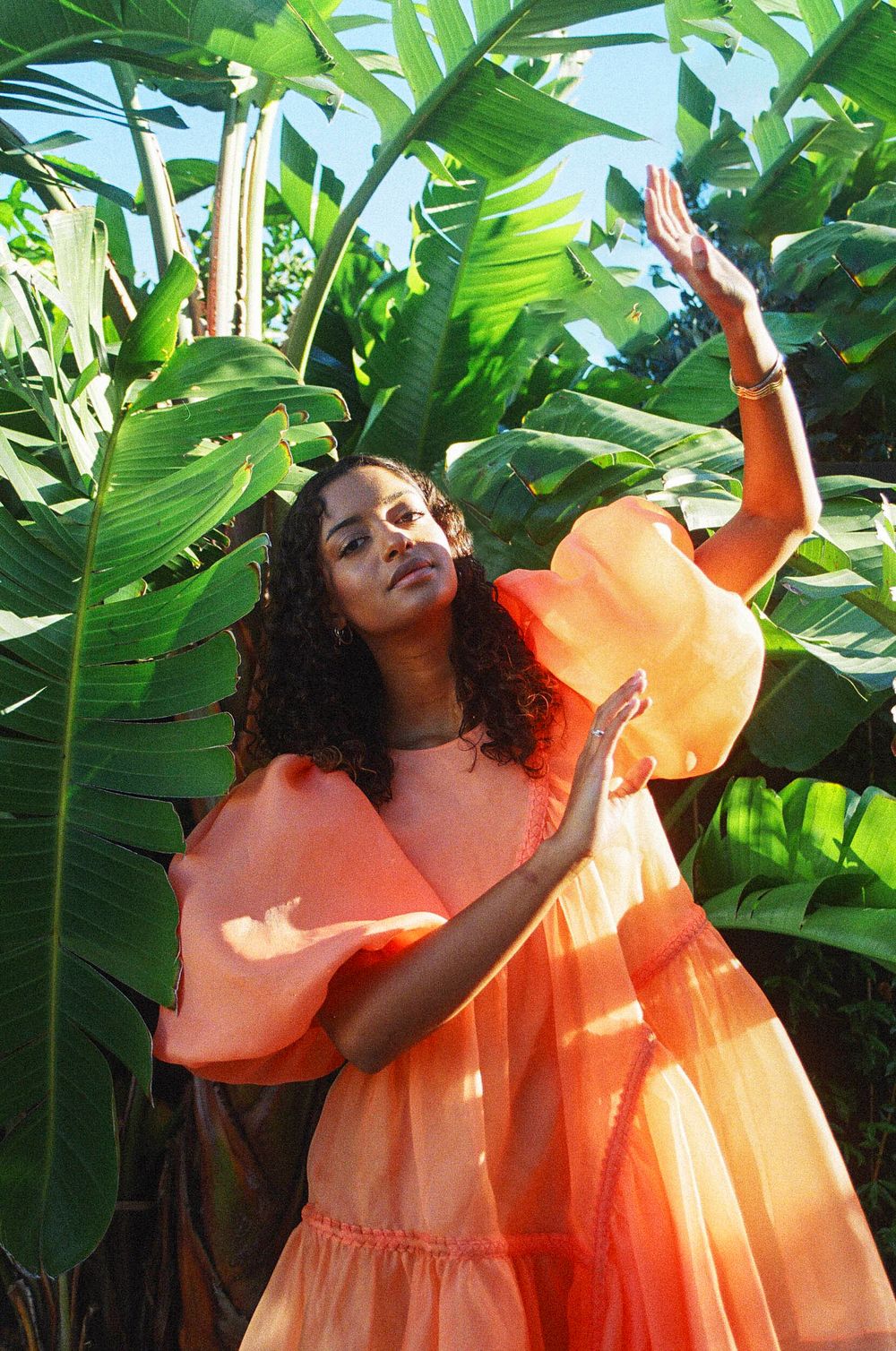 Aje Riviera Asymmetric Braided Puff Sleeve Dress All The Dresses