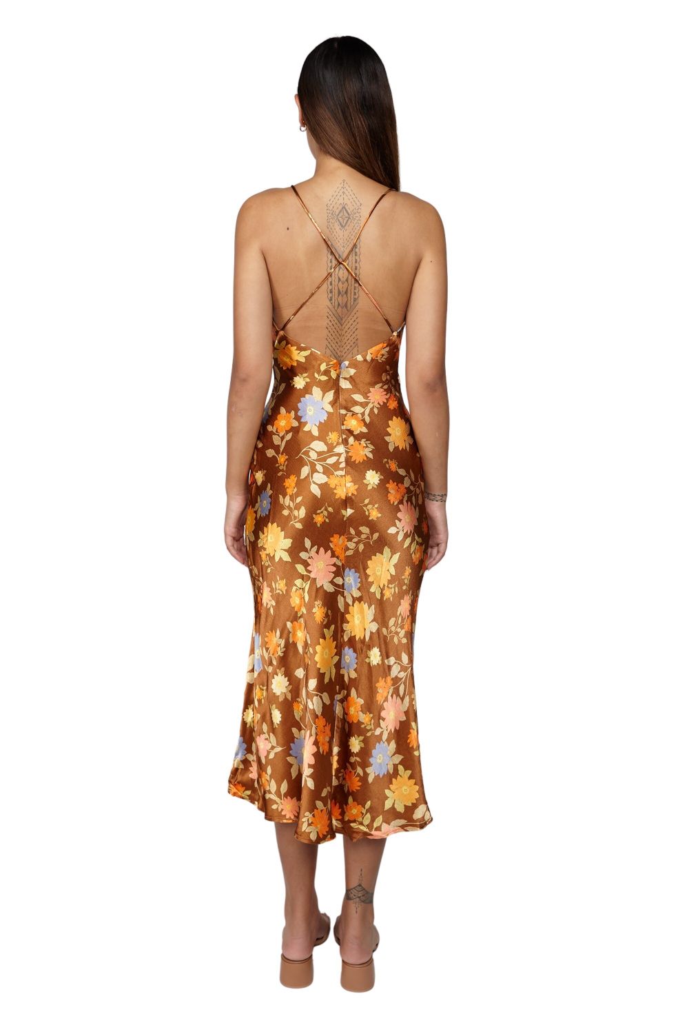 Robe Midi Manches Longues Alexa - Bec & Bridge - Bleu - Taille 2