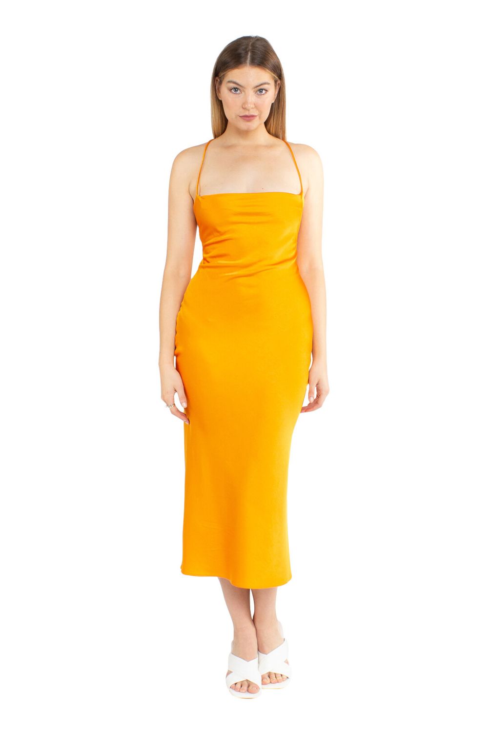 Bec & Bridge - Seraphine Lace-Up Midi Dress | All The Dresses