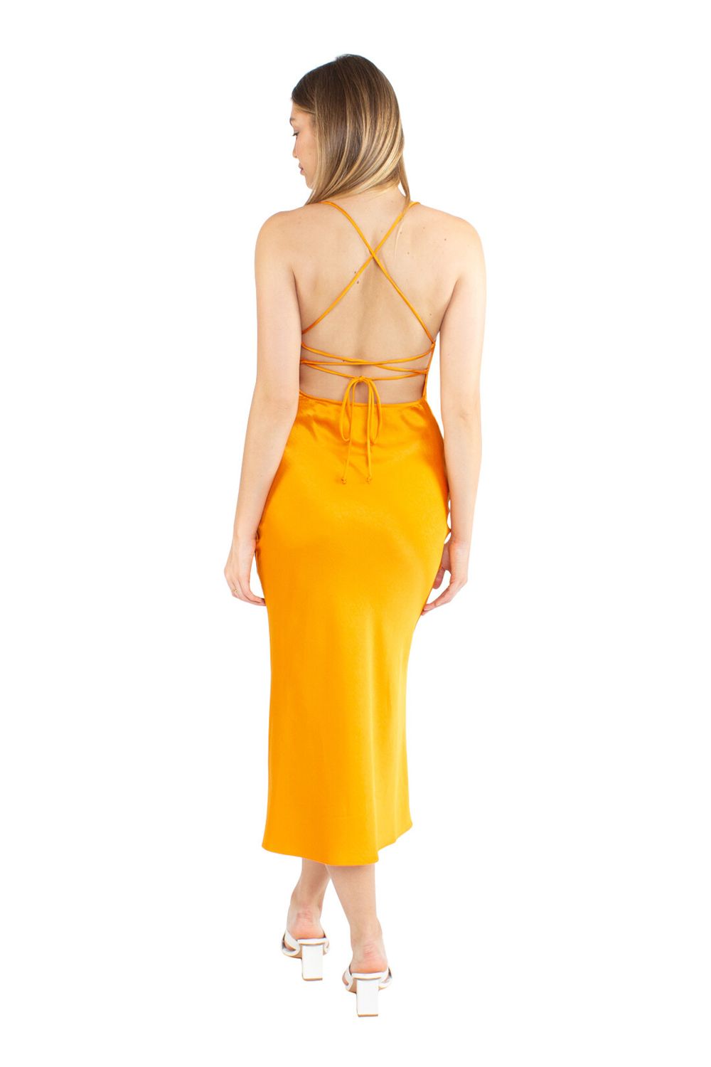 Bec & Bridge - Seraphine Lace-Up Midi Dress | All The Dresses