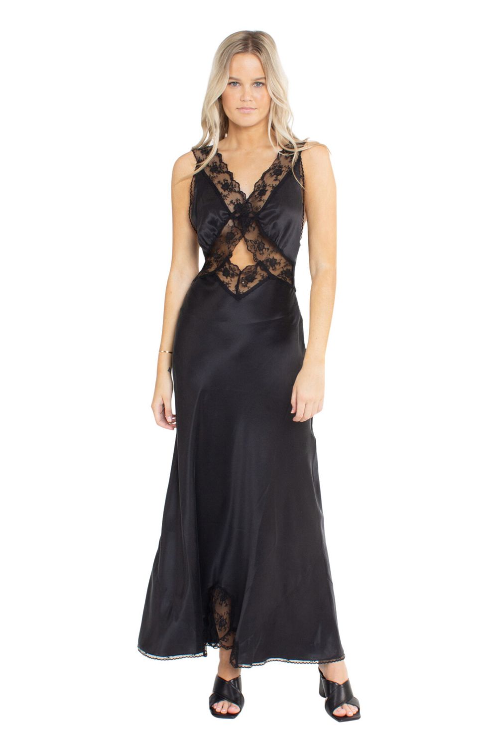 form fitting maternity dress Striped Tie-Front Bodycon Satin One Shoulder & Midi + Maxi Color:Silver Dove
