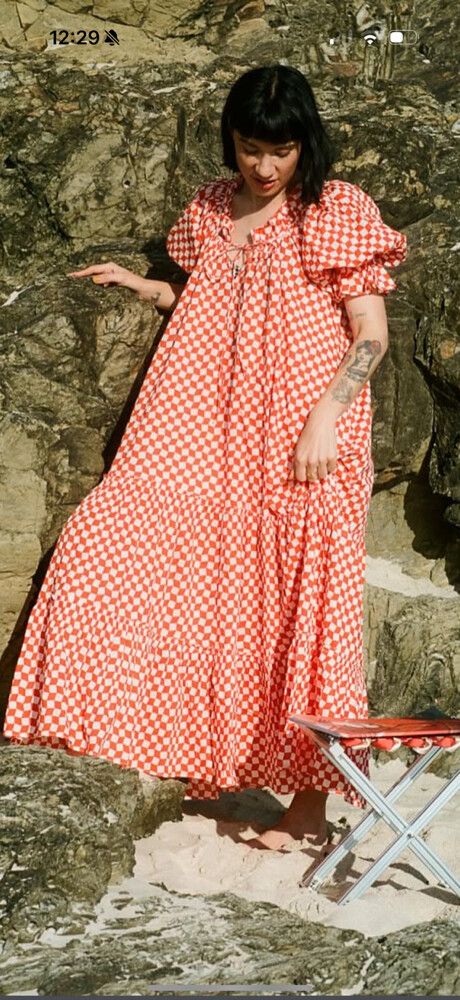 britta red dress Britta Maxi Dress