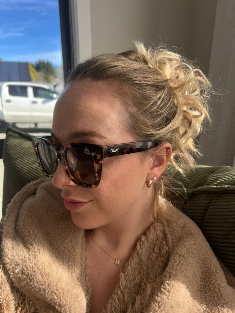 Quay after hours Tortoiseshell Sunglasses - polarized