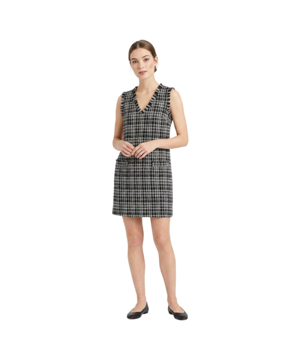 Forcast Black White Dress