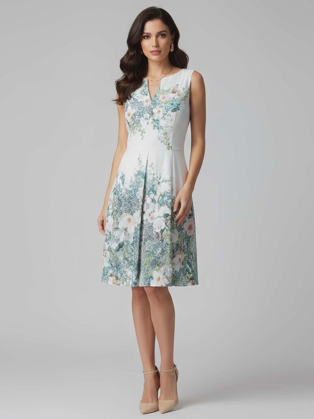 Portmans White Floral Dress