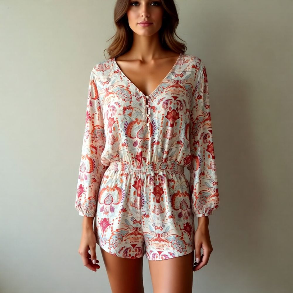 Billabong Multicolour Paisley Playsuit