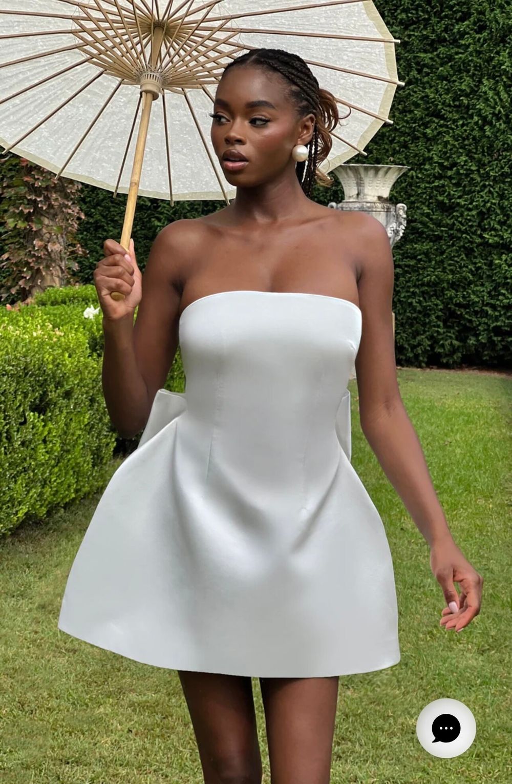 babyboo fashion white dress babyboofashion  Seraphina Gown by Fashion in timeless ivory # babyboofashion #oldmoneystyle #bridalaesthetic #feminineenergy #luxuryvibes boat shape neckline mini fashion dress Dionne Mini
