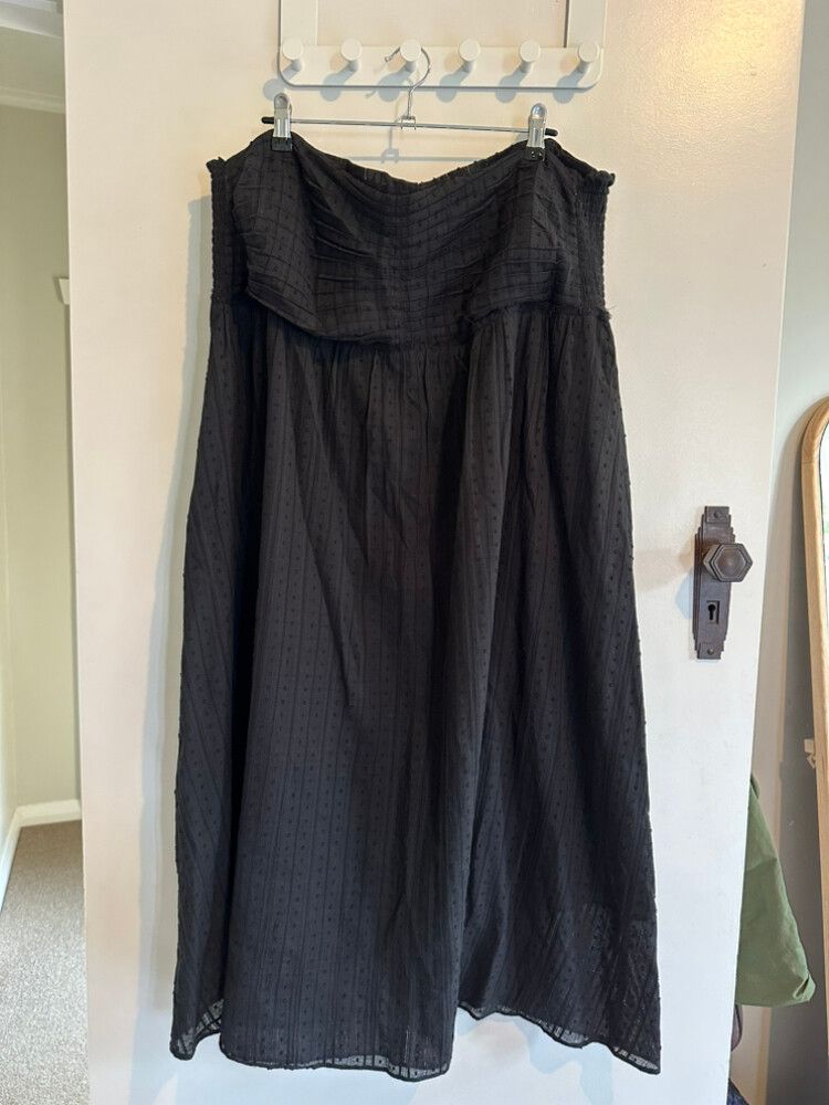Remain Black Midi Dress