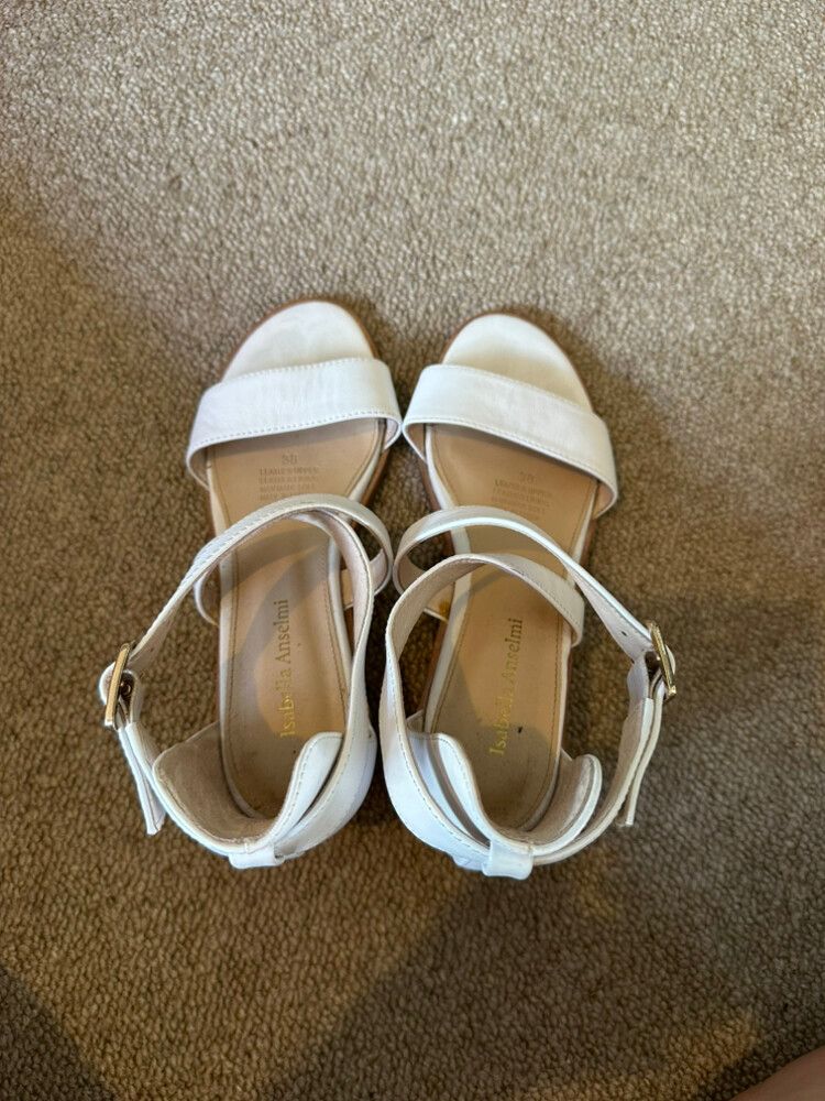 Isabella Anselmi White Sandals