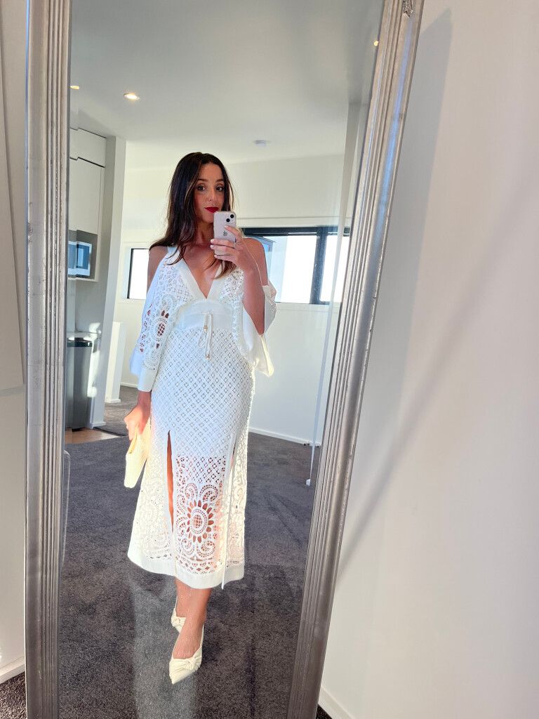 alice mccall white lace dress Alice McCall