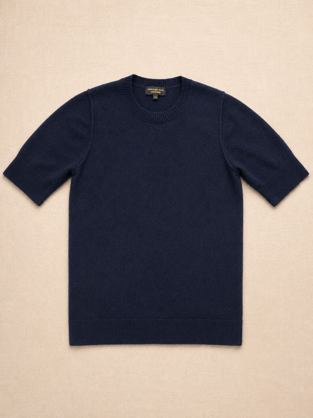 Caroline Sills Navy Cashmere Jumper
