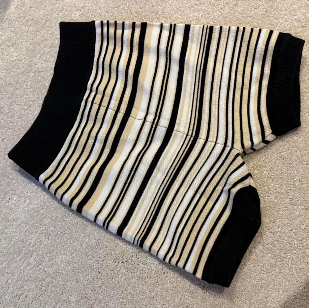 Nagnata Black Striped Shorts Size XS